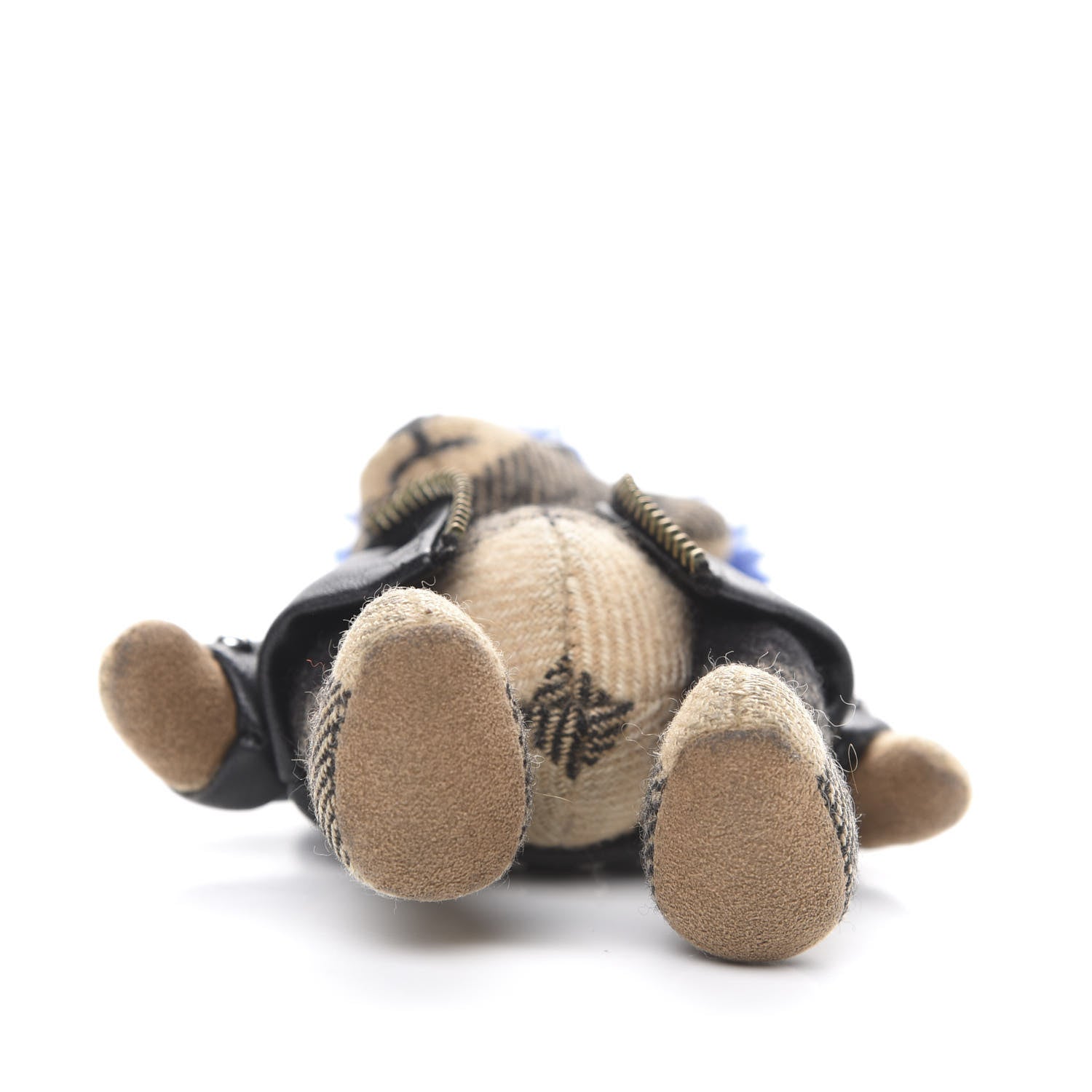 Burberry Cashmere Thomas Punk Teddy Bear Keychain Charm Camel 3 of 4