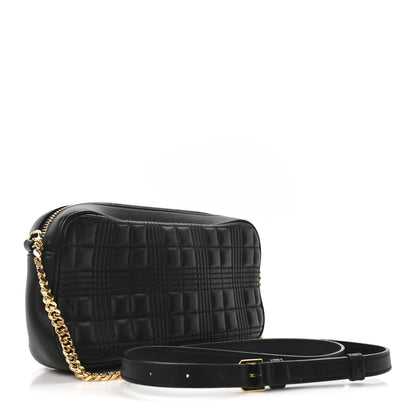 Burberry Lambskin Quilted Camera Bag Black 3 of 9