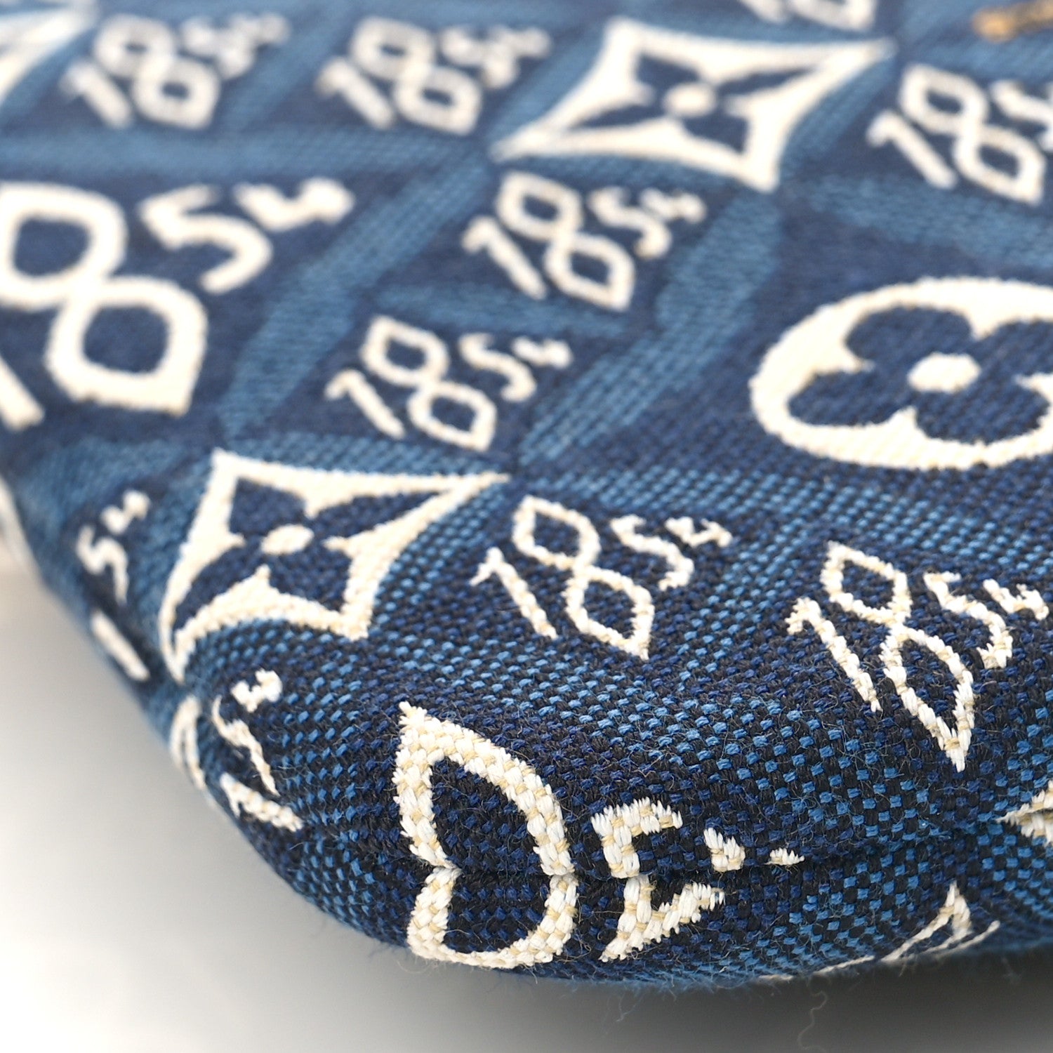 Louis Vuitton Jacquard Since 1854 Neverfull MM GM Pochette Blue 7 of 8