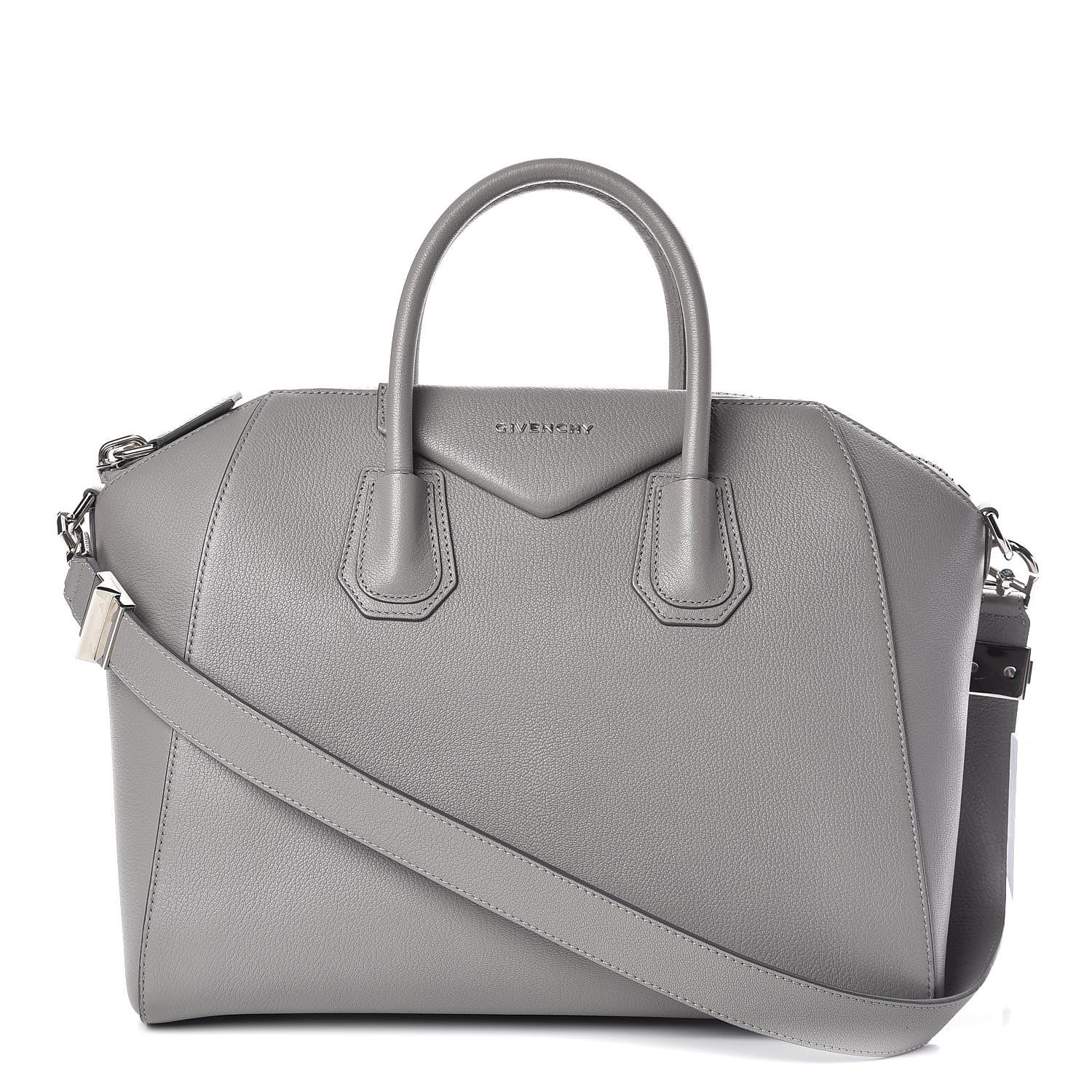 Givenchy Sugar Goatskin Medium Antigona Pearl Grey 1 of 12