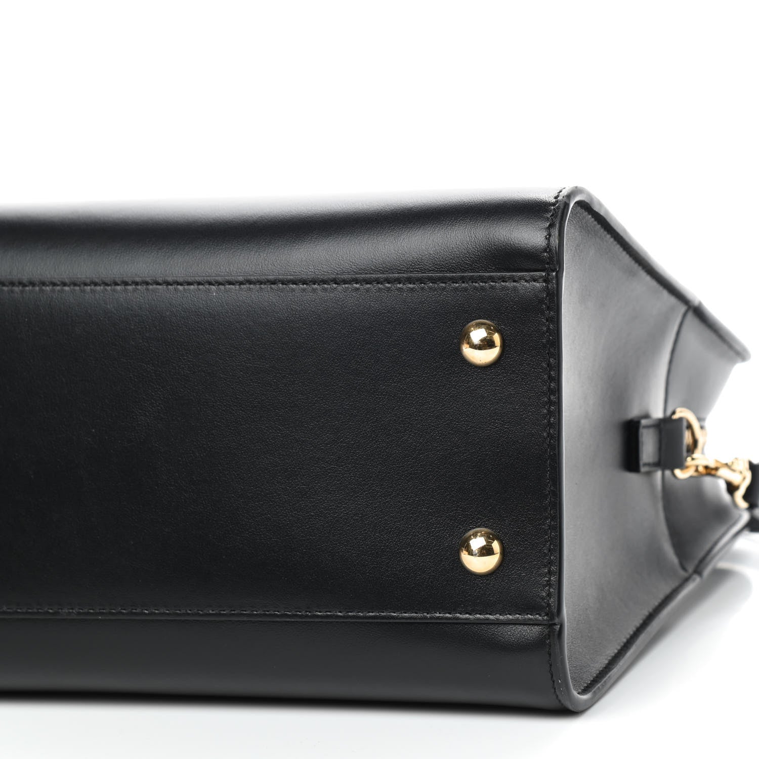 Saint Laurent Smooth Calfskin Small Monogram Cabas Black 7 of 8