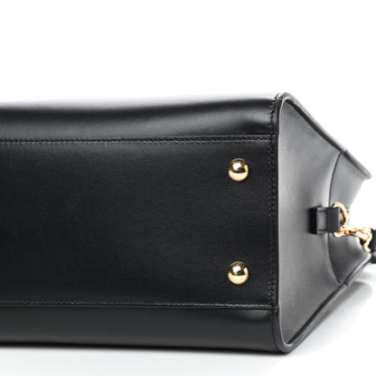 Saint Laurent Smooth Calfskin Small Monogram Cabas Black 7 of 8