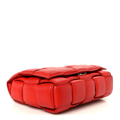 Bottega Veneta Lambskin Maxi Intreccio Padded Chain Cassette Crossbody Bag Nail Polish 4 of 12