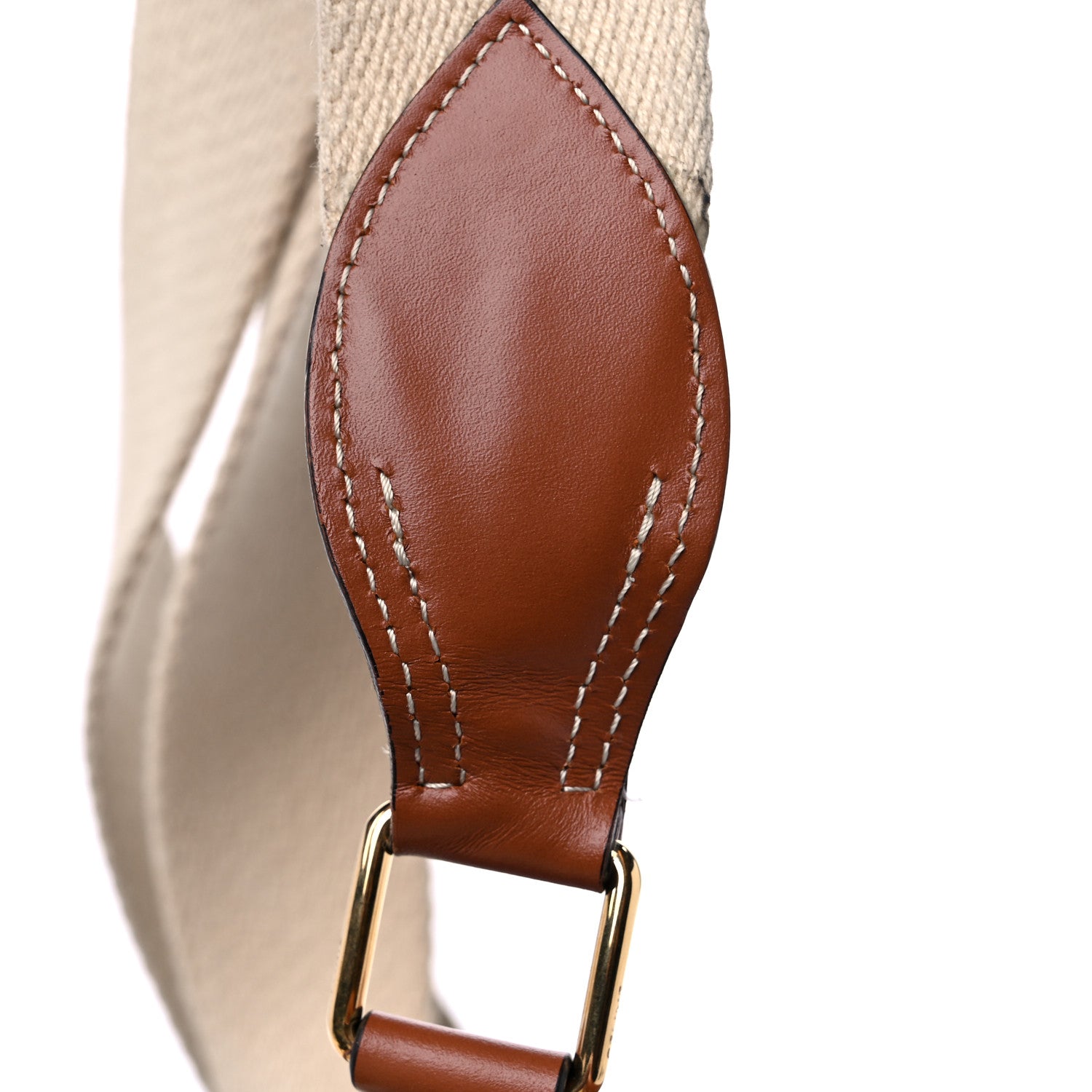 Celine Triomphe Canvas Large Strap Folco Bag White 13 of 13