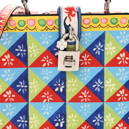 Dolce & Gabbana Dauphine Majolica Printed Box Bag Multicolor 8 of 12