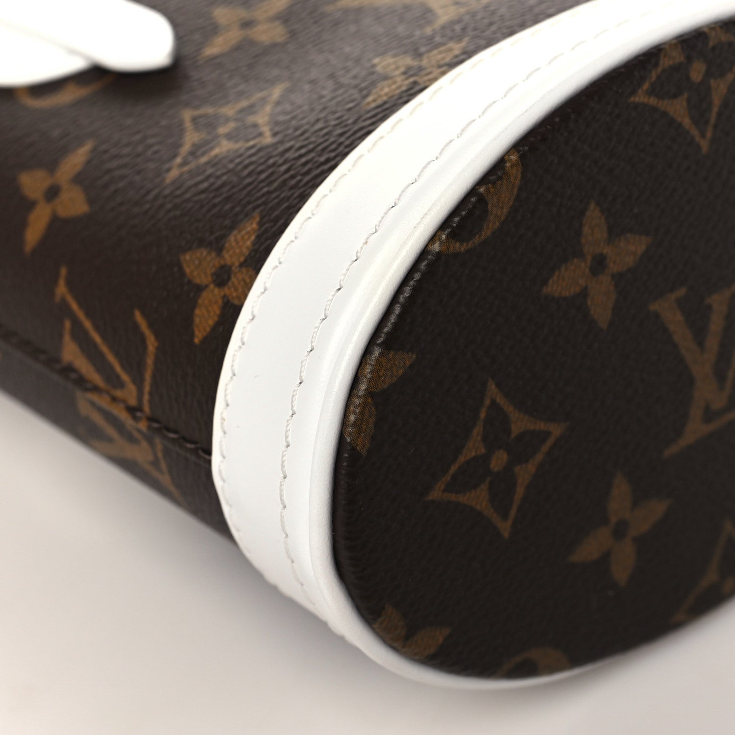 Louis Vuitton Monogram LV Match Nano Bucket Bag White 8 of 9