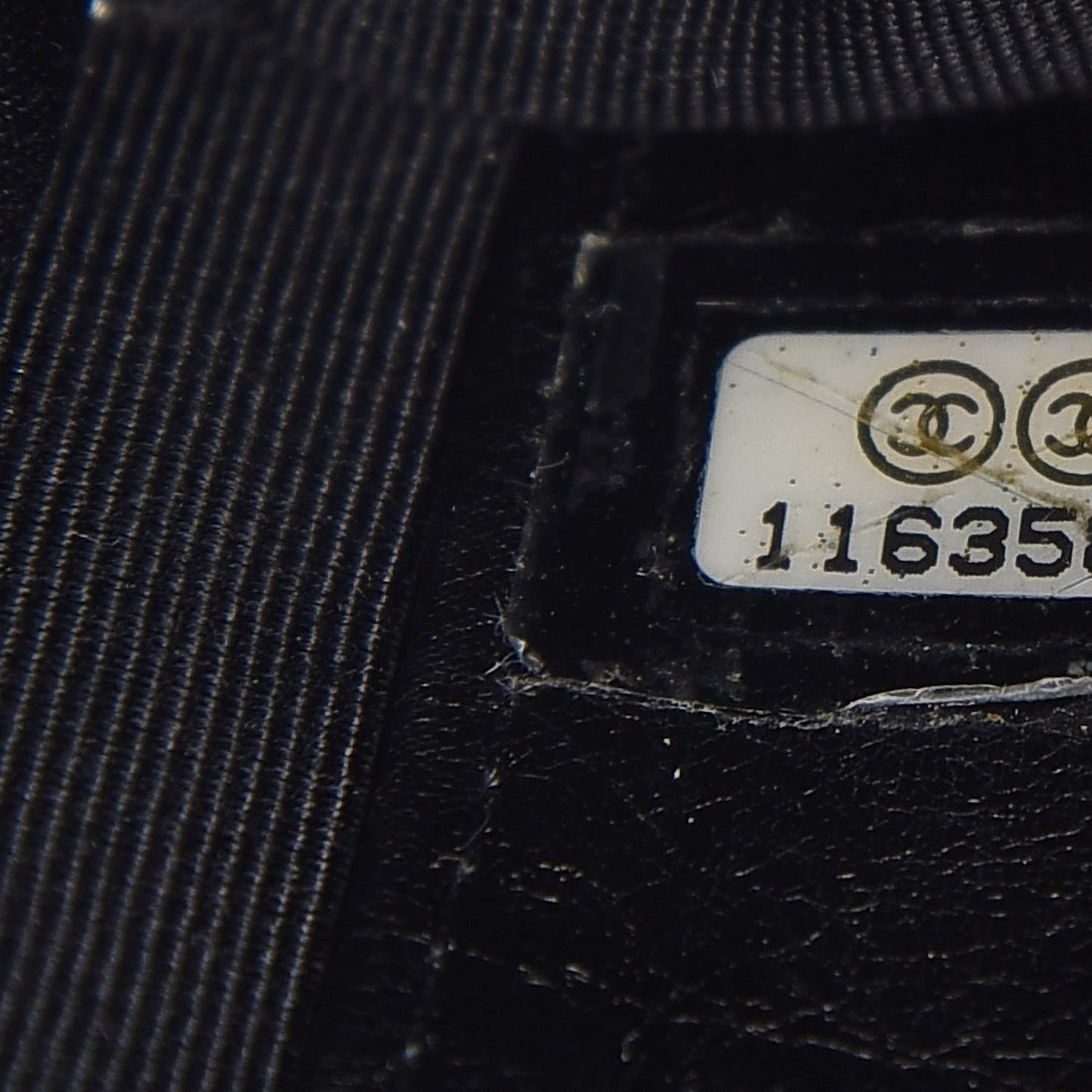 Aged Calfskin Reissue Wallet On Chain WOC Black