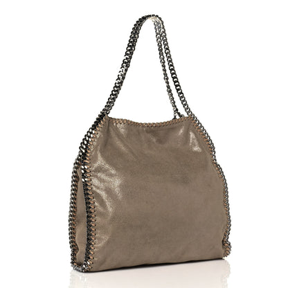 Stella McCartney Shaggy Deer Falabella Fold Over Tote Taupe 3 of 11