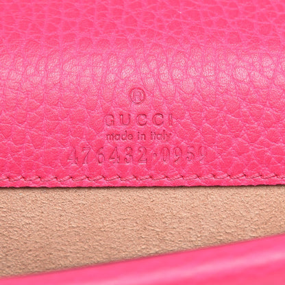 Gucci Dollar Calfskin Crystal Super Mini Dionysus Shoulder Bag Box Pink Black Diamond 6 of 7