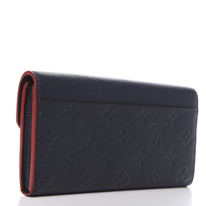 Louis Vuitton Empreinte Sarah Wallet NM Marine Rouge 3 of 6
