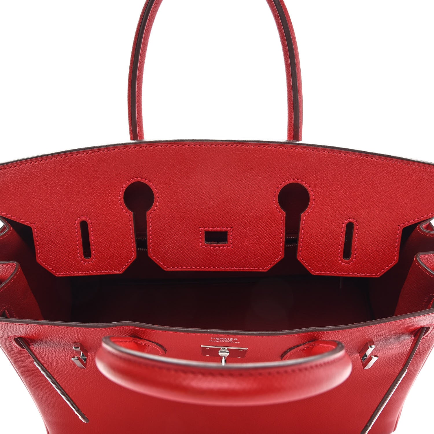 Hermes Epsom Birkin 30 Rouge Casaque 16 of 36