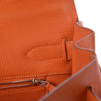 Hermes Togo Shoulder Kelly 40 Orange 7 of 24