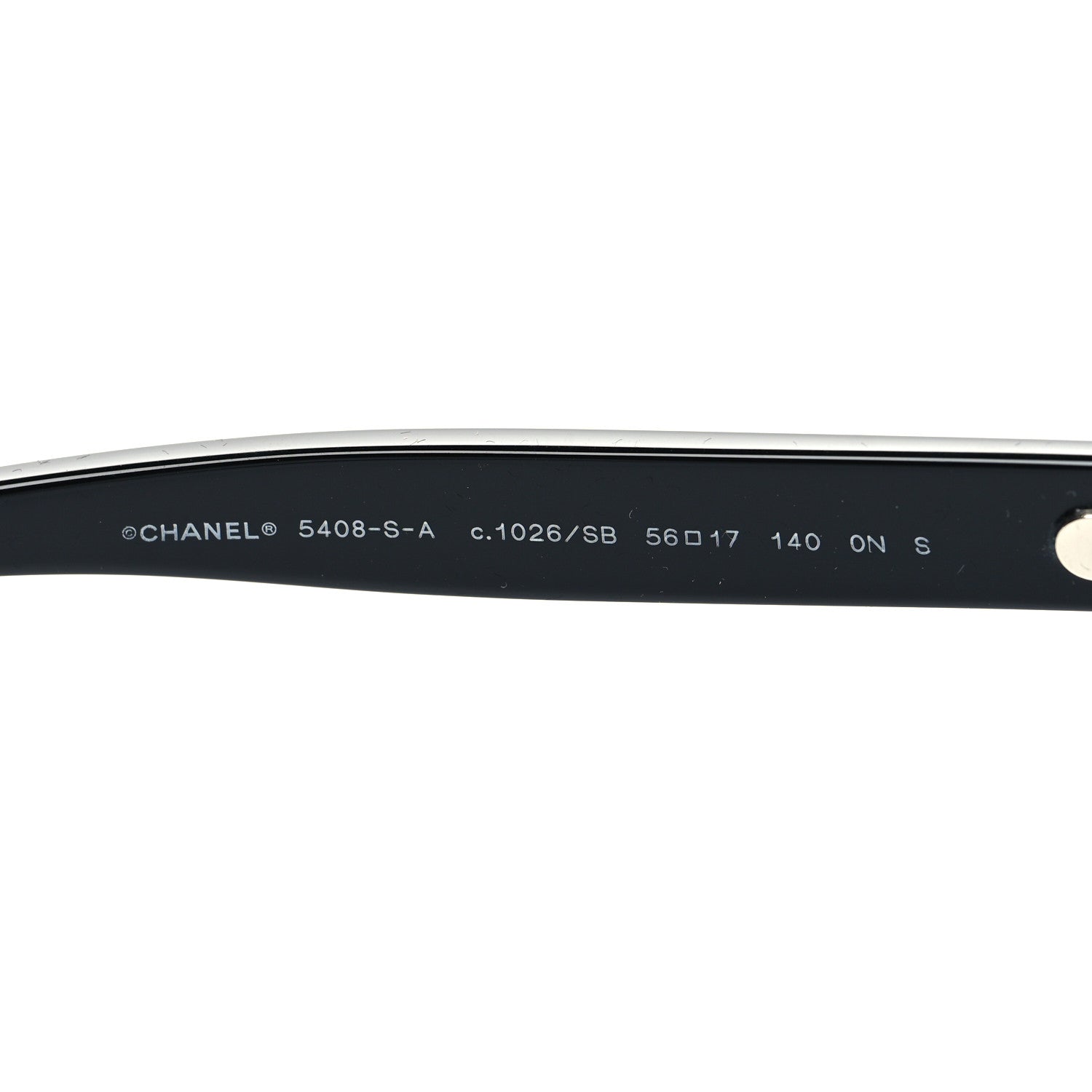 Chanel Acetate Square Blue Light Glasses 5408-S-A Black 5 of 7
