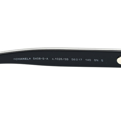 Chanel Acetate Square Blue Light Glasses 5408-S-A Black 5 of 7