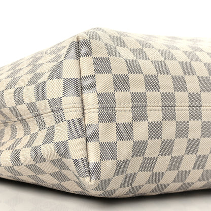 Louis Vuitton Damier Azur Graceful MM Rose Ballerine 7 of 8