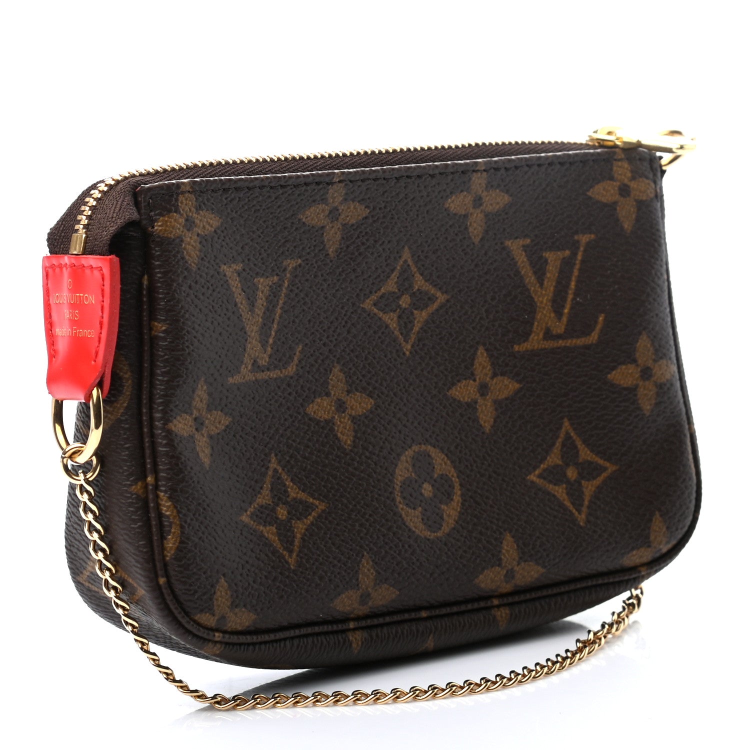 Louis Vuitton Monogram 2020 Christmas Animation Bumper Cars Mini Pochette Accessories Coquelicot 3 of 7