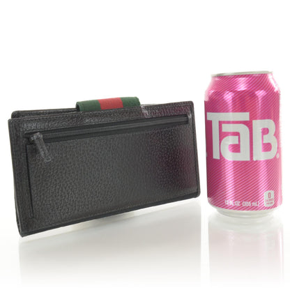 Gucci Monogram Ladies Web Continental Wallet Black 2 of 9