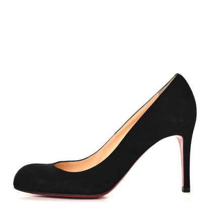 Christian Louboutin Suede Simple 100 Pumps 36.5 Black 1 of 7