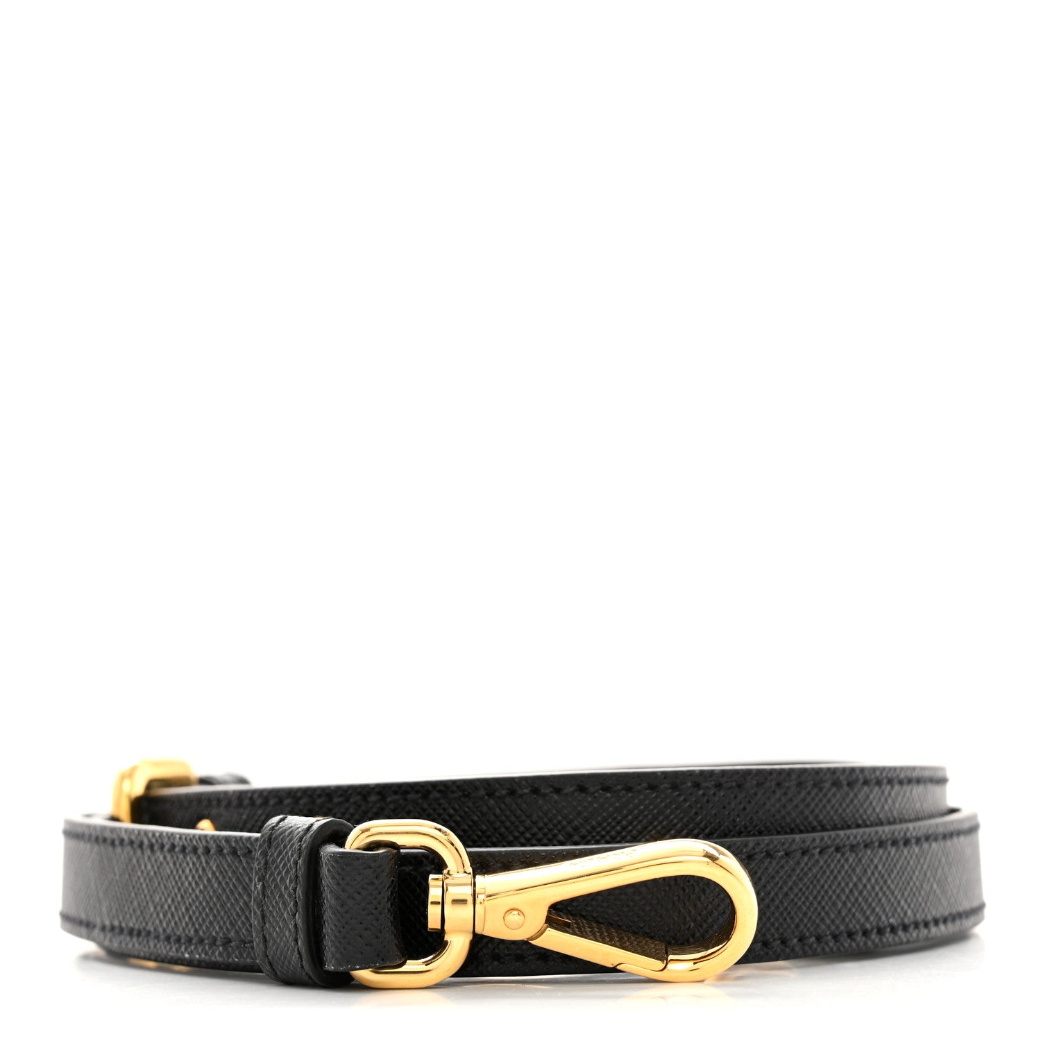 Prada Saffiano Adjustable Shoulder Strap Black 1 of 3
