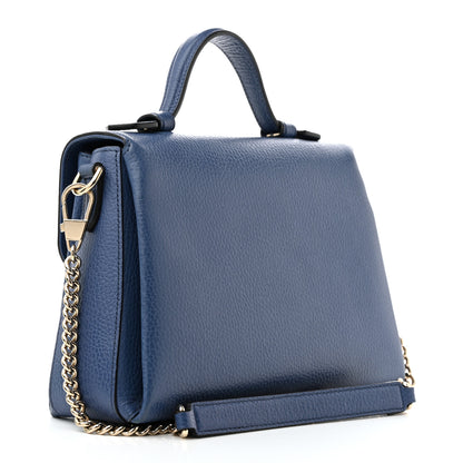 Gucci Dollar Calfskin Interlocking G Top Handle Shoulder Bag Caspian 3 of 12