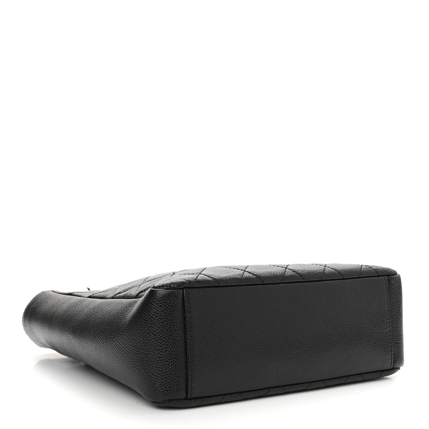 Chanel Caviar Quilted Petit Shopping Tote PST Black 4 of 10