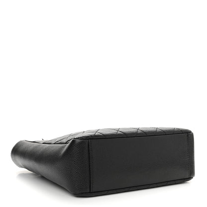 Chanel Caviar Quilted Petit Shopping Tote PST Black 4 of 10