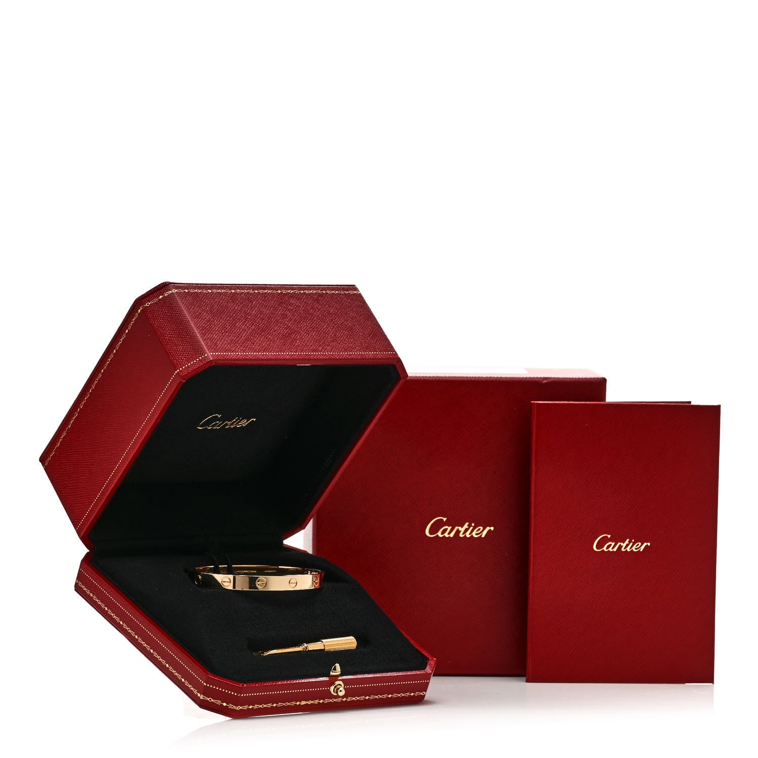 Cartier 18K Yellow Gold LOVE Bracelet 17 9 of 9