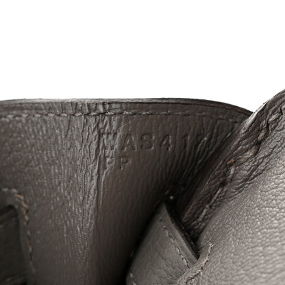 Hermes Togo Birkin 25 Gris Meyer 6 of 10