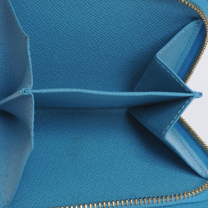 Louis Vuitton Monogram Groom Compact Zip Wallet Blue 5 of 9
