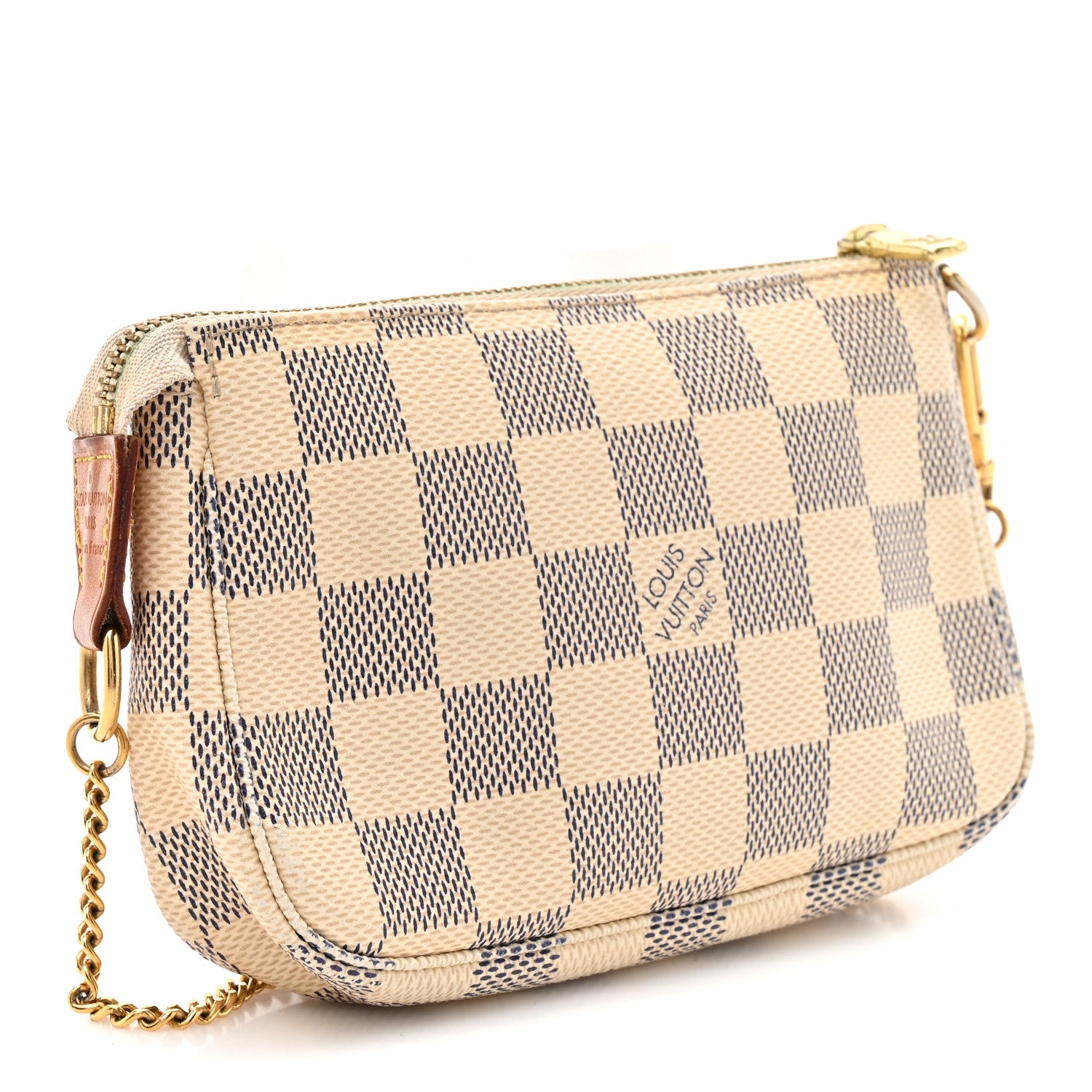 Louis Vuitton Damier Azur Mini Pochette Accessories 3 of 14