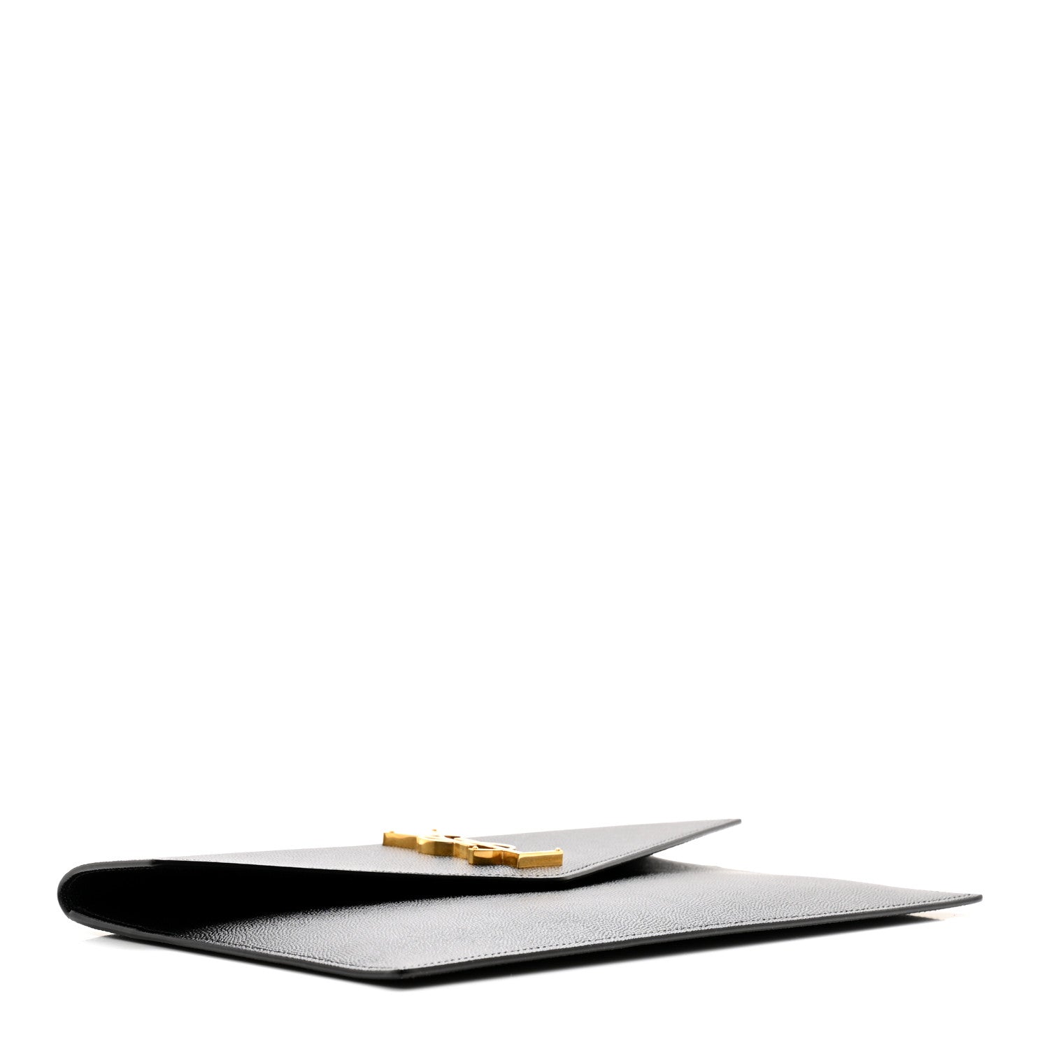 Saint Laurent Grain De Poudre Uptown Pouch Black 4 of 9