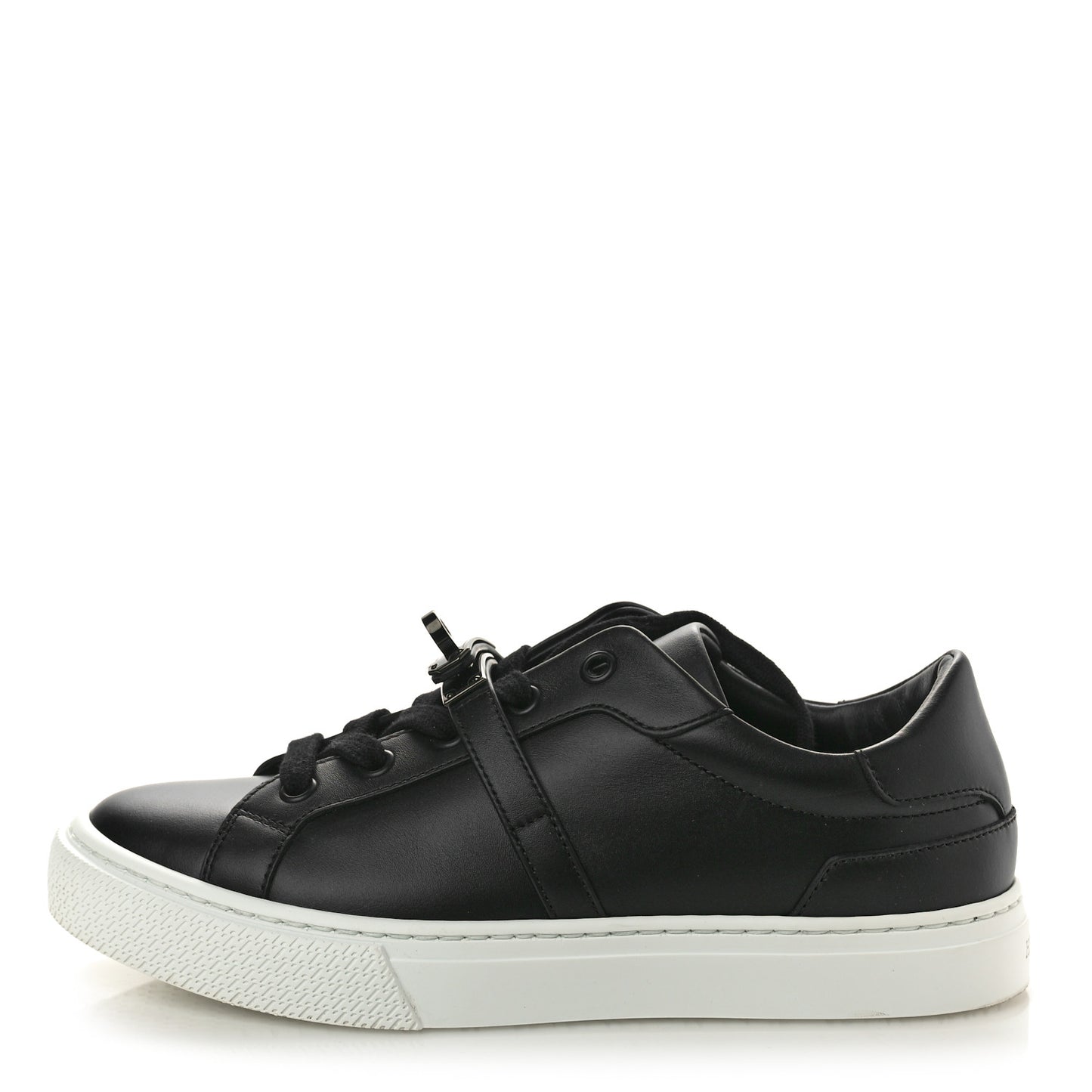 Calfskin Day Sneakers 35 Black