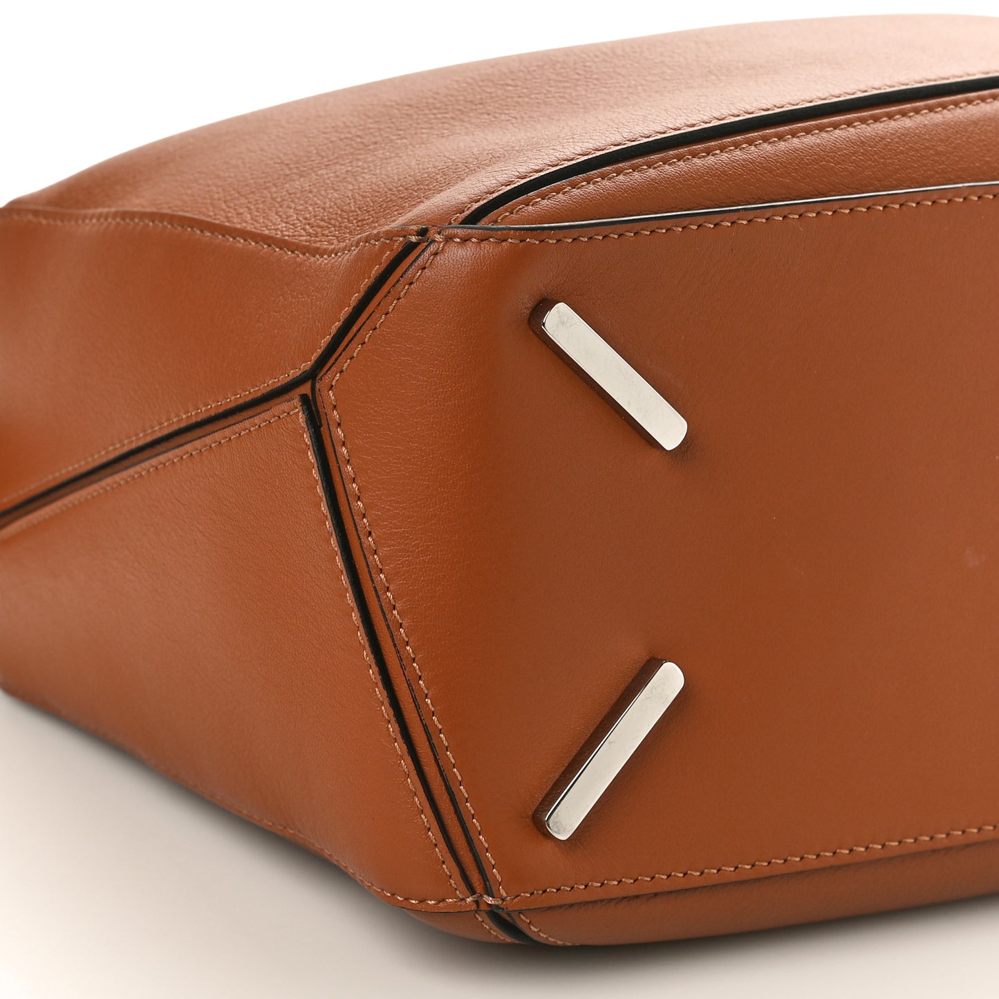 Calfskin Medium Puzzle Bag Tan
