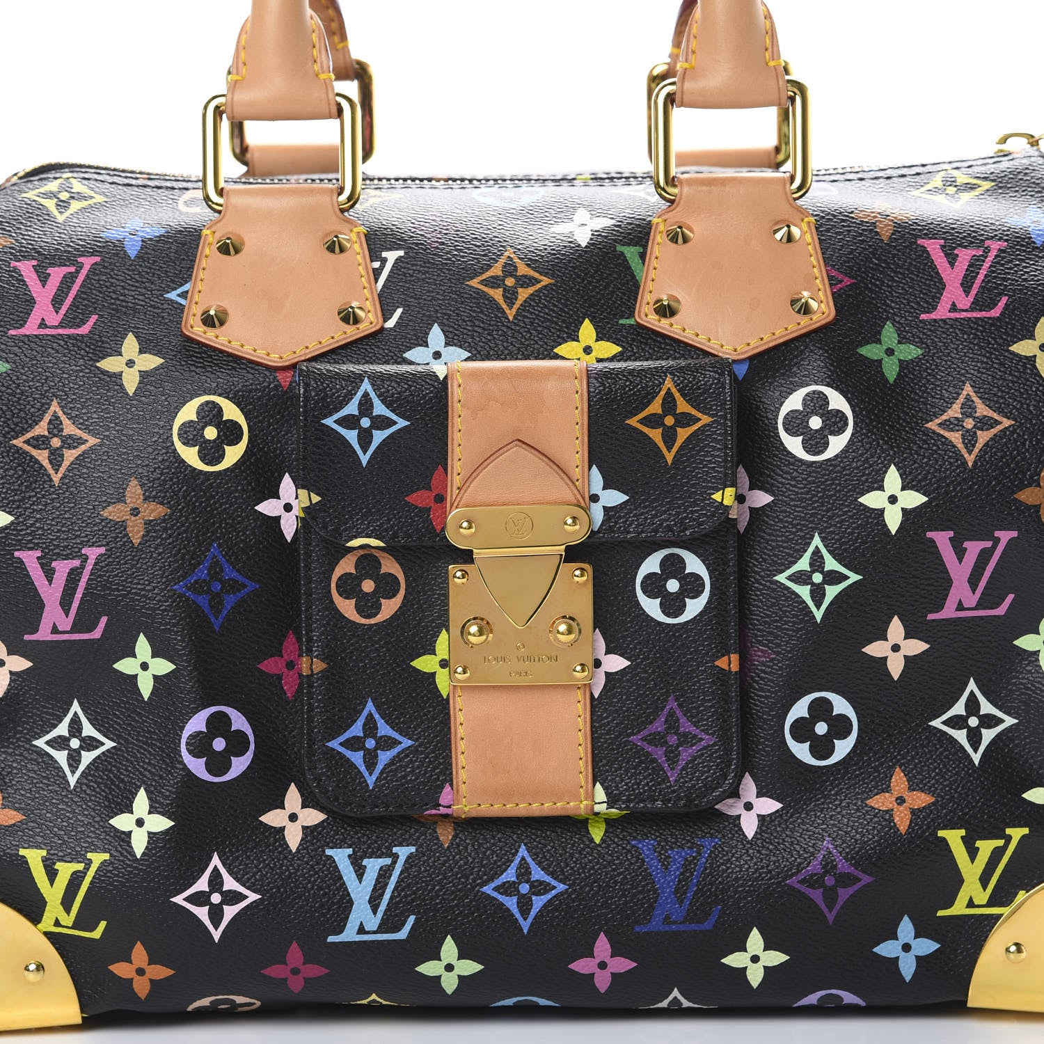 Louis Vuitton Monogram Multicolor Speedy 30 Black 15 of 15