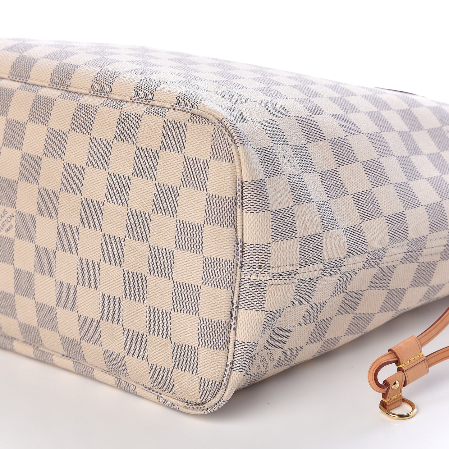 Damier Azur Neo Neverfull MM Rose Ballerine