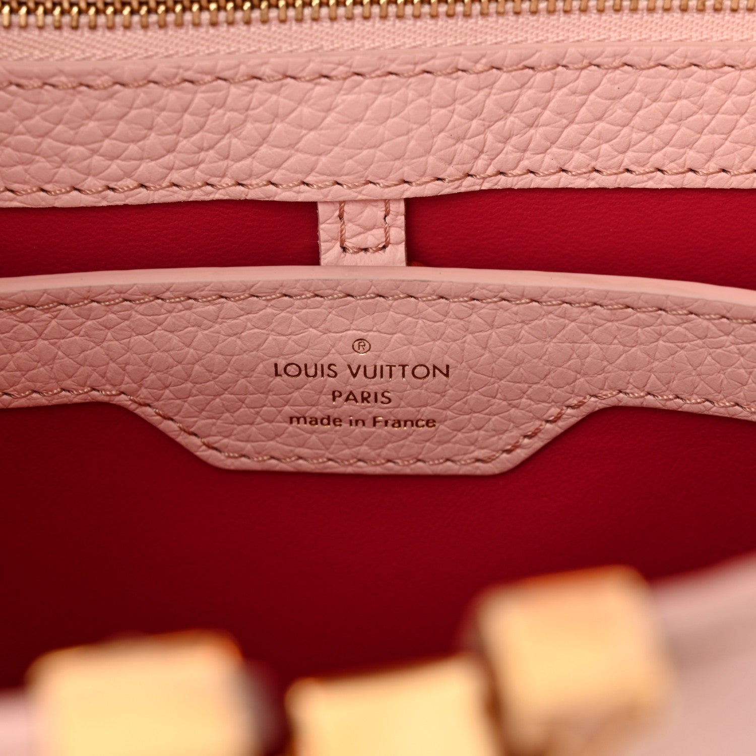Louis Vuitton Taurillon Resin Murano Capucines BB Rose Jasmin 7 of 11