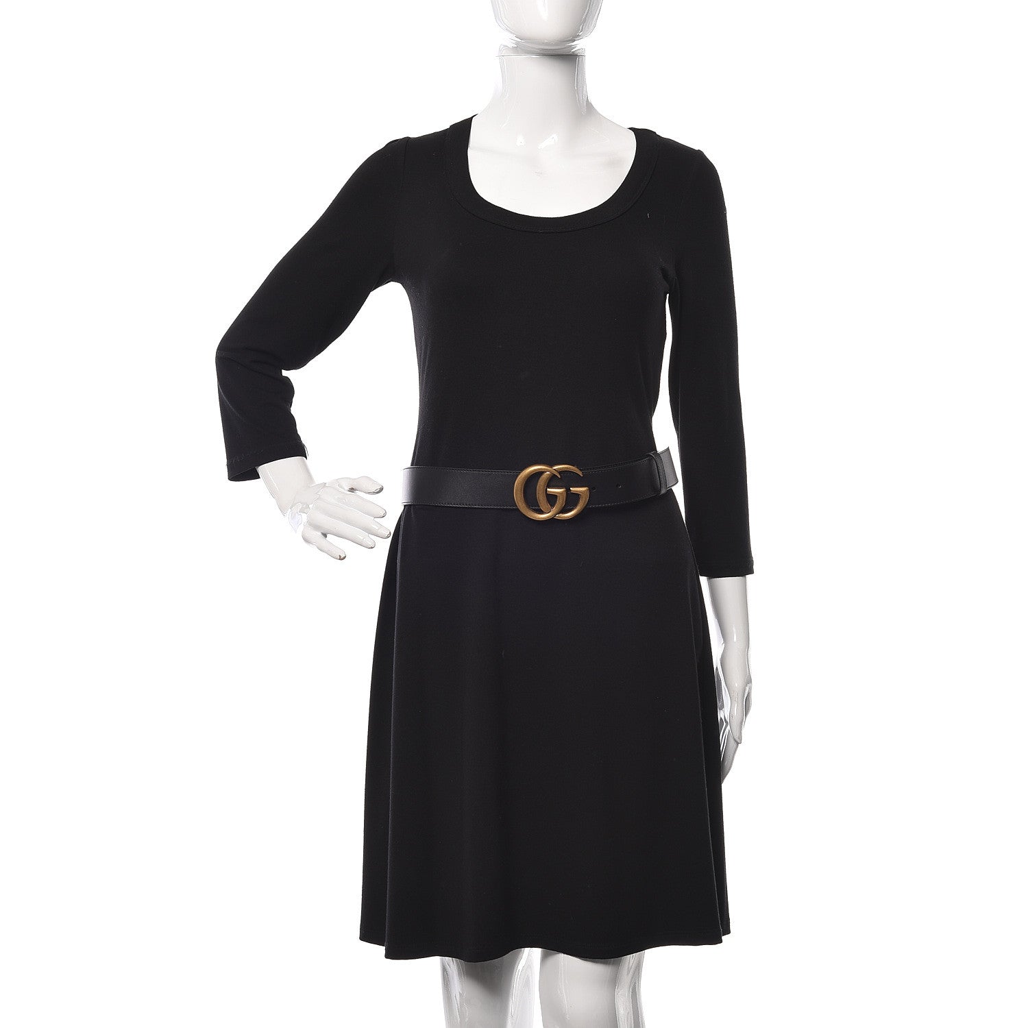 Gucci Calfskin Double G 40mm Belt 110 44 Black 2 of 6