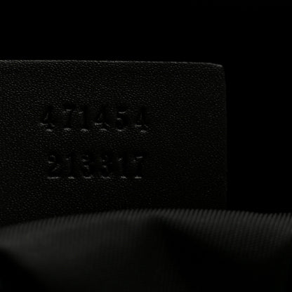 Gucci GG Supreme Monogram Web Messenger Bag Black 6 of 11