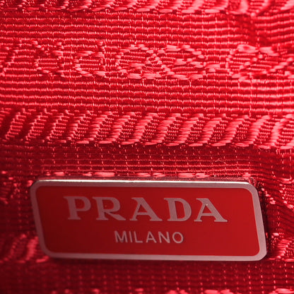 Prada Tessuto Nylon Mini Re-Edition 2000 Bag Rosso 6 of 9