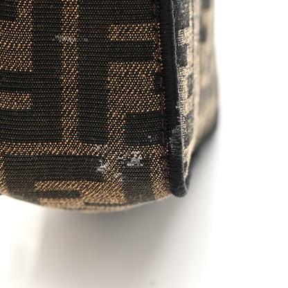 Fendi Fabric Jacquard FF 1974 Mini Baguette Tobacco Moro Black 10 of 12