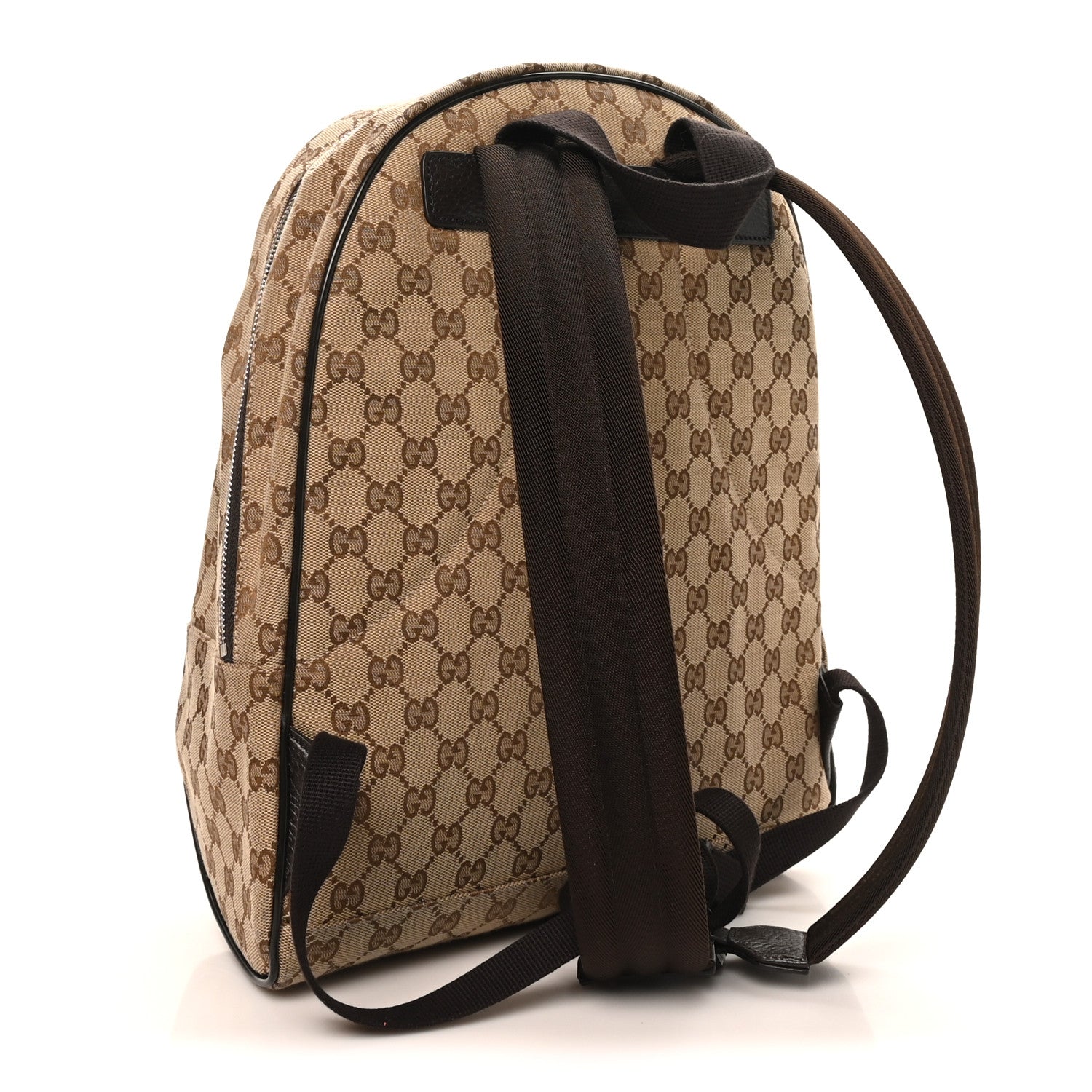 Gucci Monogram Travel Backpack Dark Brown 3 of 10