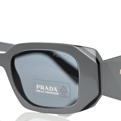 Prada Acetate Symbole Sunglasses SPR 17W Dark Grey 7 of 8