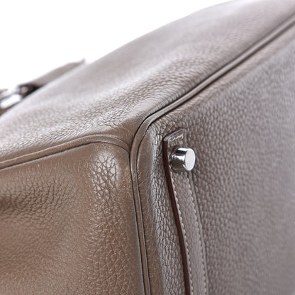 Hermes Taurillon Clemence Birkin 30 Etoupe 27 of 31