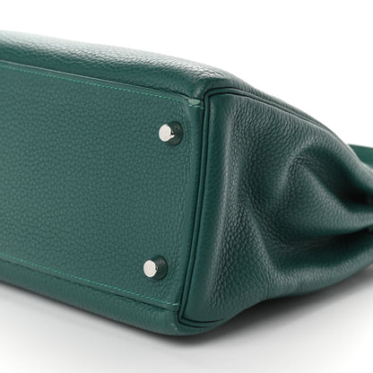 Hermes Taurillon Clemence Kelly Retourne 28 Malachite 9 of 10