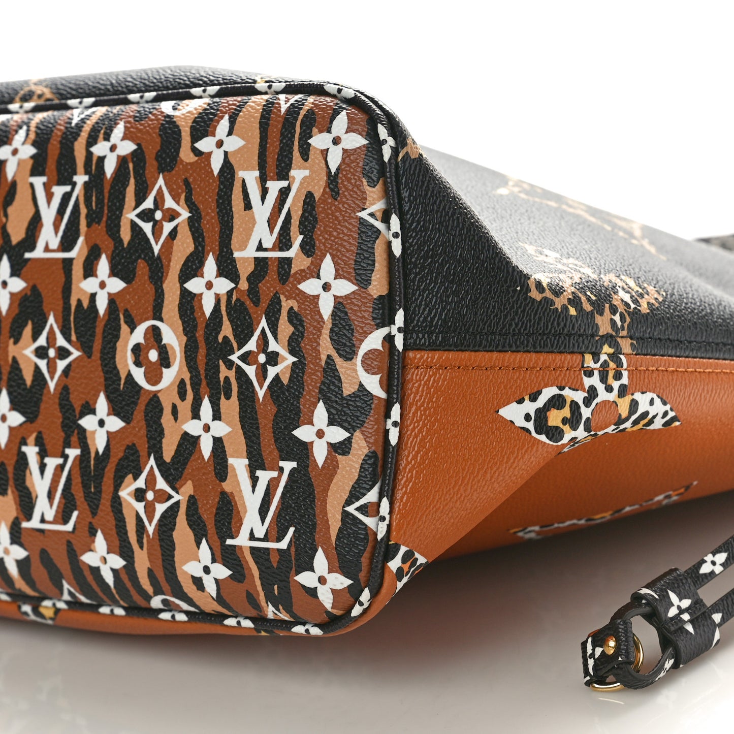 Monogram Giant Jungle Neverfull MM Black
