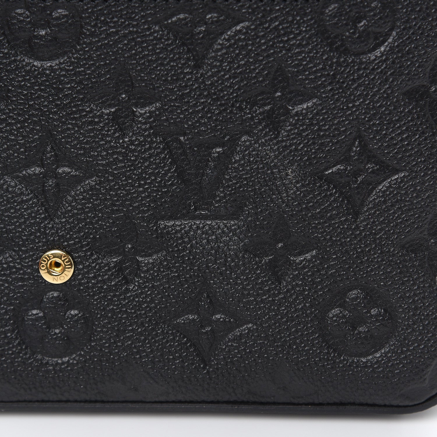Louis Vuitton Empreinte Pochette Felicie Chain Wallet Black 9 of 16