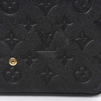 Louis Vuitton Empreinte Pochette Felicie Chain Wallet Black 9 of 16