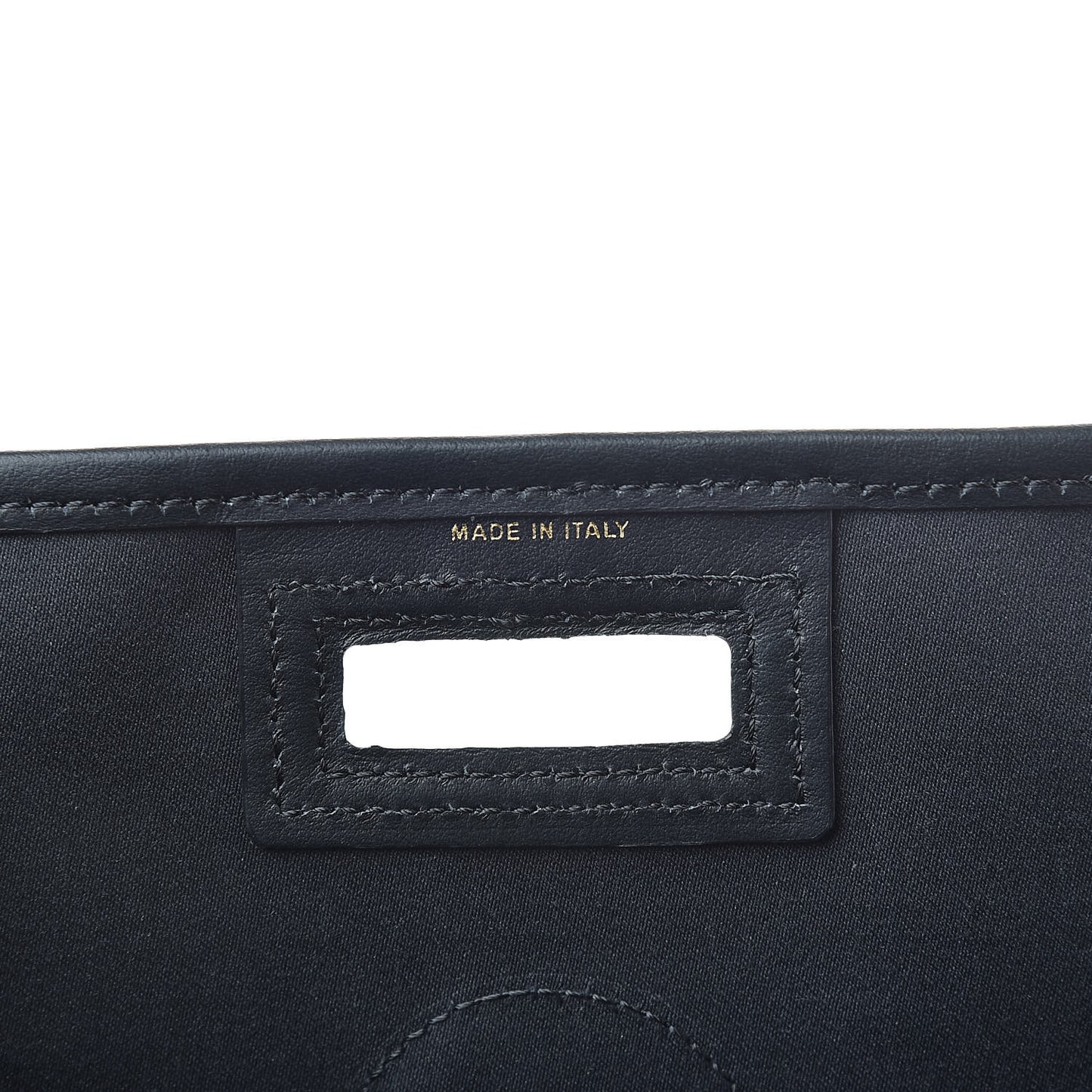 Glazed Fabric Vitello Century FF 1974 Stamp Patch Medium Peekaboo Defender Cover Mogano Panna Black