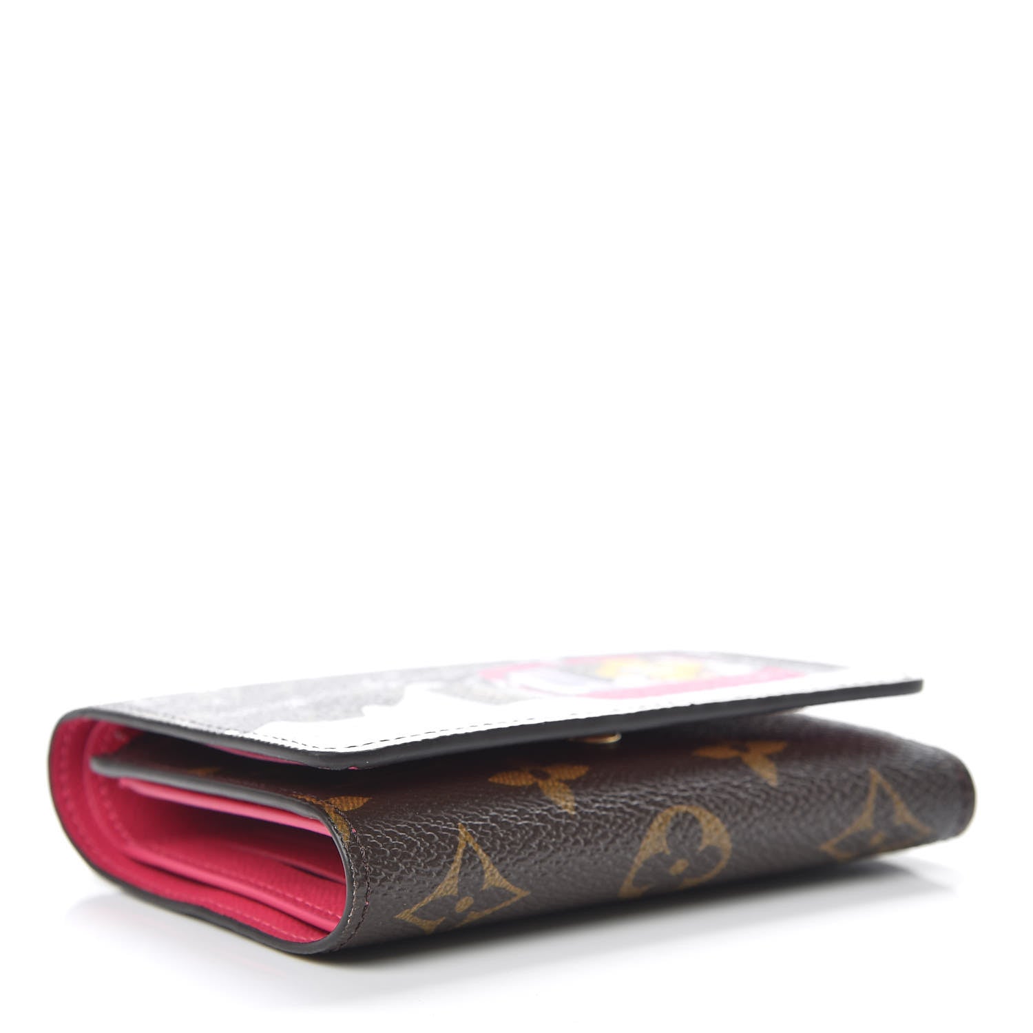 Louis Vuitton Monogram 2019 Christmas Animation Victorine Wallet Fuchsia 4 of 8