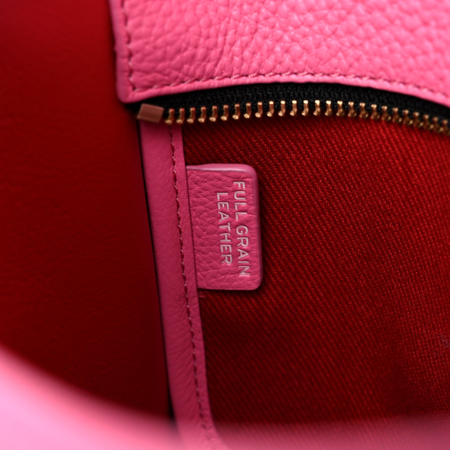 Grained Calfskin Small The Tote Bag Pink